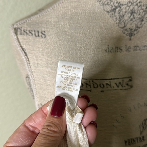 Caché White Dolman Drape Knit Sweater - Picture 7 of 7